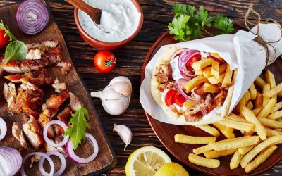 Najpopularniejszy grecki fast food? Souvlak!
